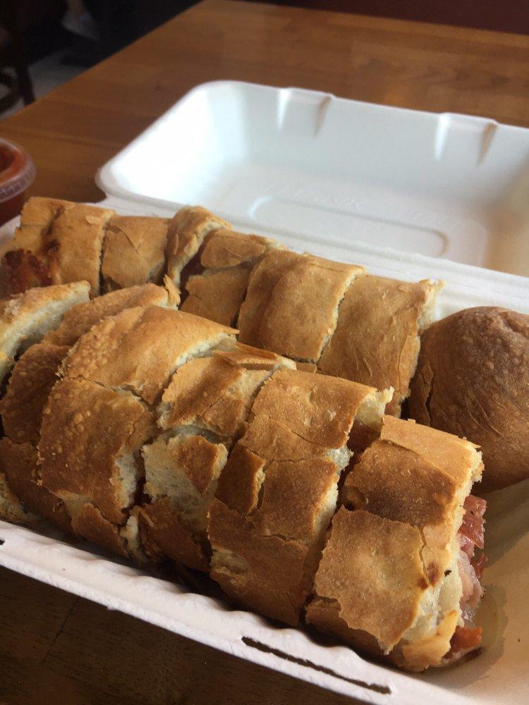 Classic Stromboli · Ham, salami, pepperoni and mozzarella. /
No substitutions and no add-ons