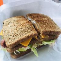Roasted Turkey Club Sandwich · 