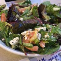 Greek Salad · Mixed greens, tomatoes, onions, peppers, Kalamata olives, feta cheese, anchovies, cucumbers,...