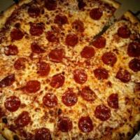 Slice of Pepperoni Pizza · Our famous 28