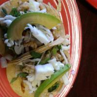 2 Fish Tacos Combo Plate · 2 Fish Tacos Combination Plate served with Rice & Beans. Fish Tacos include (Onions, Cilantr...