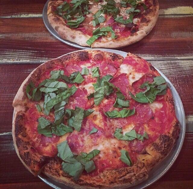 Pepperoni Pizza · Pepperoni and mozzarella.