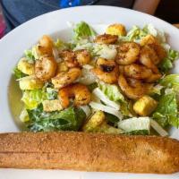 Blackened Shrimp Caesar Salad · 