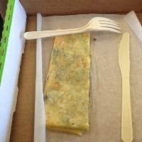 Spinach and Cheese Crepe · 