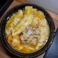 Kimchi Dumpling Hot Soup · 