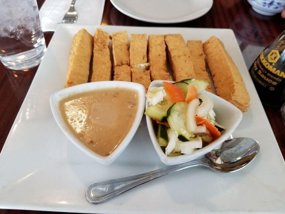 Fried Tofu Satay · 