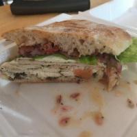 Grilled Chicken Bruschetta · 