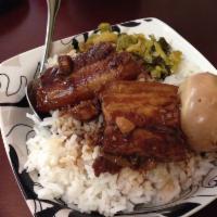Diced Braised Pork Belly Noodle · 