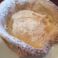 The Dutch Baby · Same as our German pancake but a little smaller.
