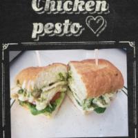 Chicken Pesto Sandwich · 