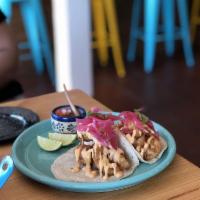 Sinaloan Fried Shrimp Tacos · 