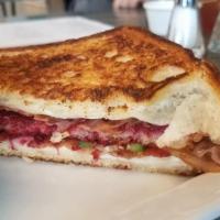 Spicy Blackberry Grilled Cheese Bacon · 