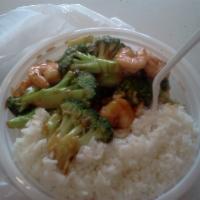 Shrimp with Broccoli Lunch · 