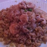Large Pineapple Curry Fried Rice · Served with chicken or shrimp.
