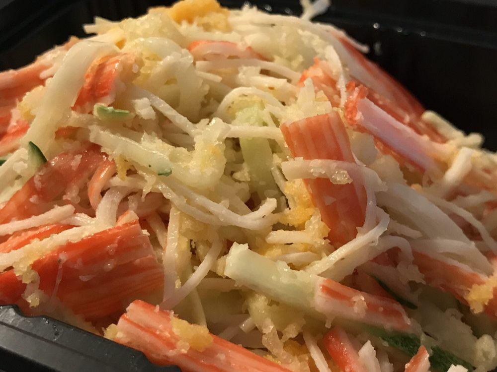 Kani Salad · Crab stick with cucumber with spicy sauce. 