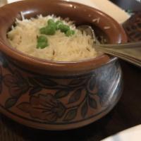 Jeera Rice · Basmati rice tempered with cumin.