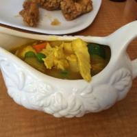 Hot Chicken Curry Dinner · 