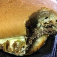 Philly Cheesesteak Burger · 