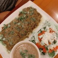 Lentil Soup · Anatolian red lentils cooked with roasted onions, and Mediterranean spices served with crunc...
