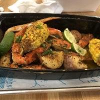 Large Shrimp Crab Boil with Rice · 