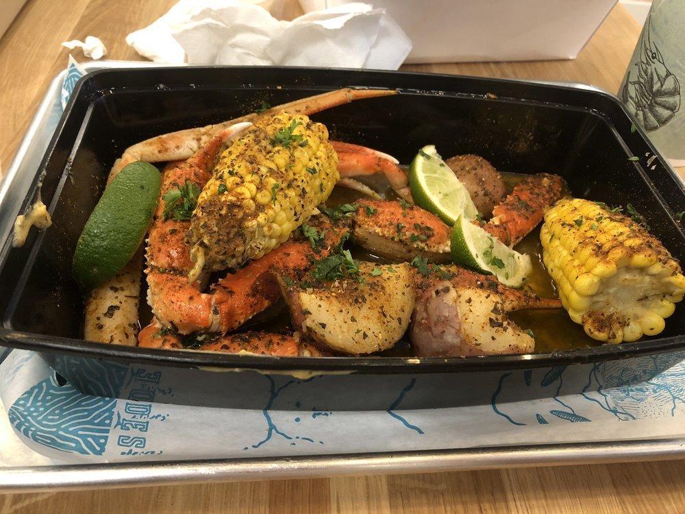 Large Shrimp Crab Boil with Rice · 