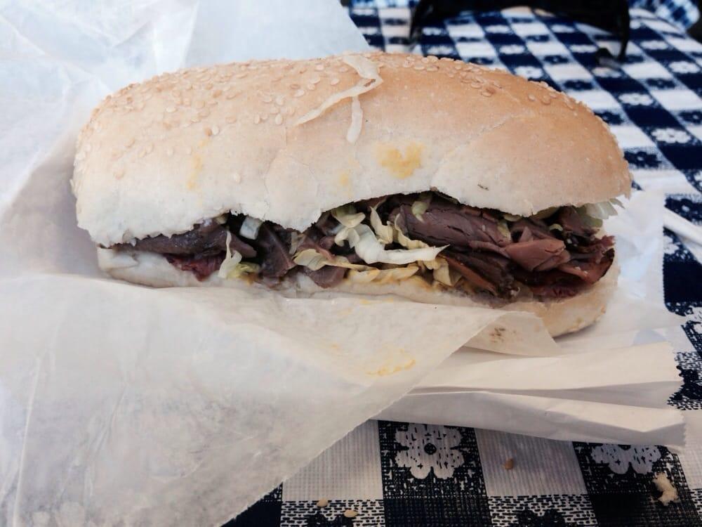 Combination Sandwich · Roast beef, pastrami, pickled tongue, lettuce and mild peppers, with mustard and mayonnaise.