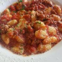 Gnocchi · In a fresh plum marinara sauce.