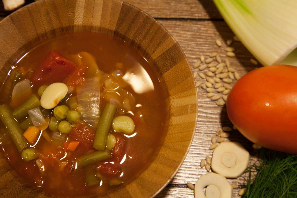 Vegetable Soup · Vegetarian, vegan and gluten-free.