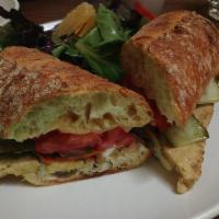 Grilled Tempeh Sandwich · 