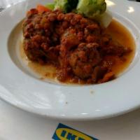 Veggie Meatball Plate · 