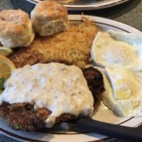 Country Fried Steak And Eggs · 
