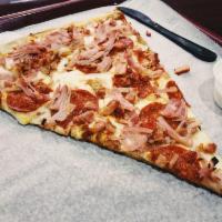 Meat Lover's Pizza · Pepperoni, ham and bacon.