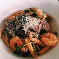 Surf and Turf Pasta · 