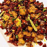 Chong Qing Spicy Diced Chicken · 