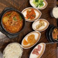 Kimchi Pork Belly Pot · 
