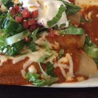 Enchiladas Supreme · Recommended. Supreme combo of 4 enchiladas, 1 chicken, 1 beef, 1 cheese and 1 shredded beef ...