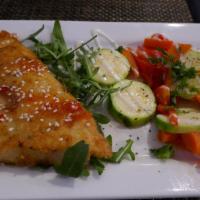 Almond Crusted Basa Fillet · 