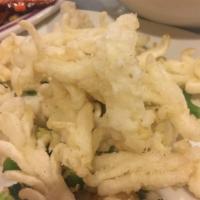 Salt and Pepper Squid · Stir-fried squid with salt and pepper spices. Crispy and crunchy with great flavor. Hot and ...