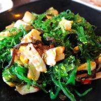 Seaweed Salad · Marinated, agar, chili pepper, and sesame dressing.