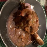 Lamb Shank · New Zealand grass fed and free range Lamb shank slow cooked in Afghan seasoning, tomatos and...