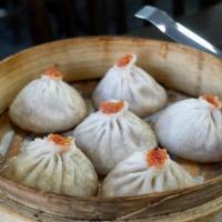 Long King Steamed Soup Dumpling with Crab Meat · 