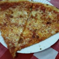 New York Pizza Slice · Sliced from our famous round thin crust New York style pizza.
