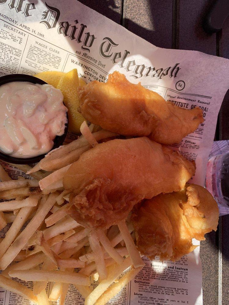 Walleye Fish and Chips · 