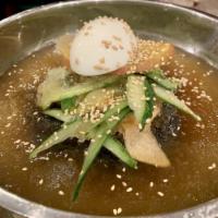 Cold Naeng Myun Noodle Soup · 
