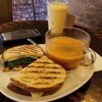 Chicken Melt with Soup · 