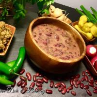 Lobio · Stewed kidney beans. Slow cooked kidney beans with Georgian spices. Vegetarian. Vegan. 16oz