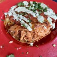 Mexican Pizza · A layer of rice and beans with your choice of meat sandwiched between two deep fried Tortill...