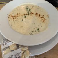 She Crab Soup · Classic She Crab soup, lump crab meat, garnished with Old Bat and fresh parsley
