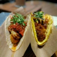 Shrimp and Grits Tacos · 
