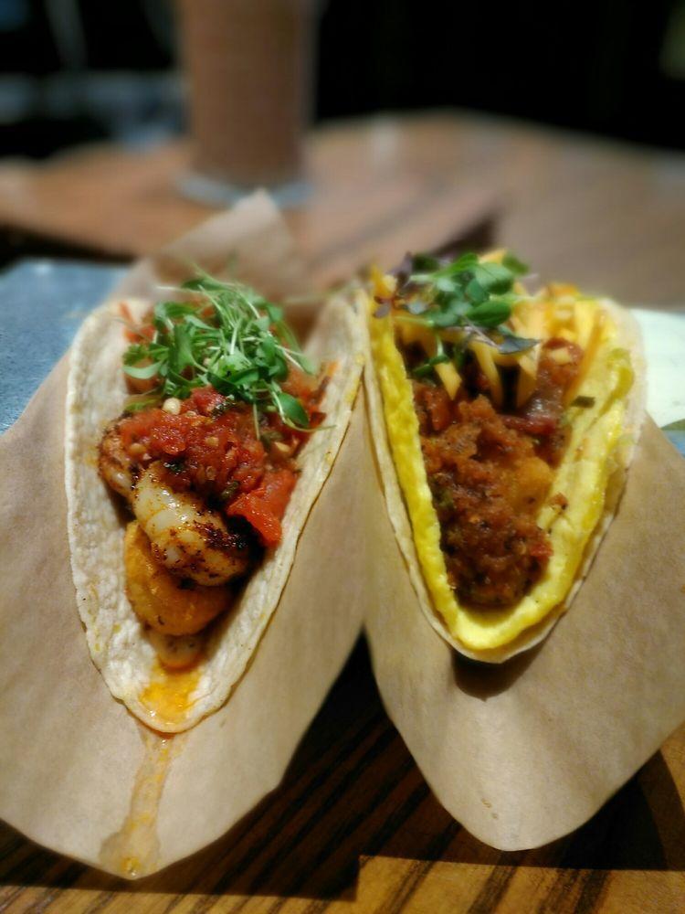 Shrimp and Grits Tacos · 